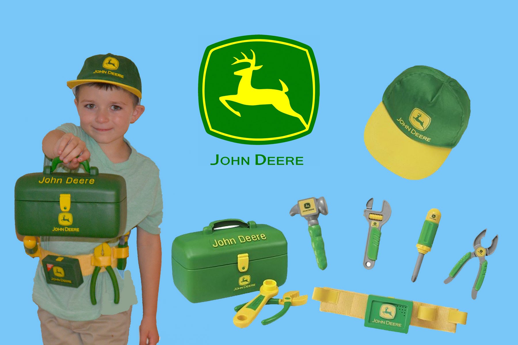 John deere toy tool hot sale box